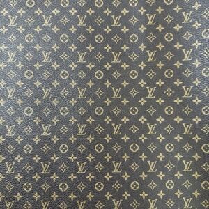 Louis Vuitton  Brown Monogram Vinyl For Crafting And Rep1acment  piece 12" X 12"